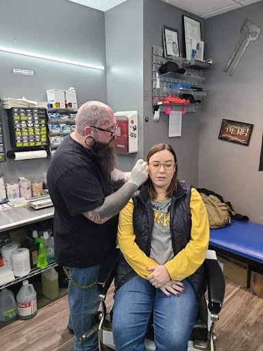 Explore tattoo ideas of dogs, creative tattoo ideas in Des Moines, available at Expo Piercing Ink