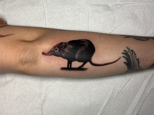 Explore labrador tattoo ideas, creative tattoo ideas in Merrillville, available at Sacred Moon Private Tattoo Studio