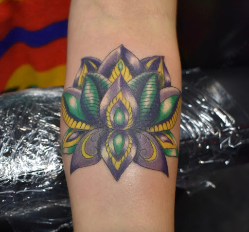 Explore hades tattoo ideas, creative tattoo ideas in Memphis, available at INKED MEMPHIS on Highland