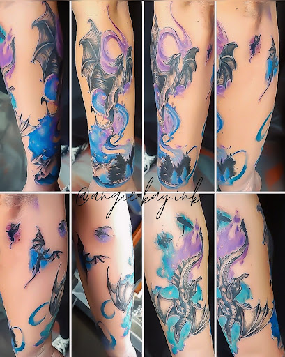 Explore kappa alpha psi tattoo ideas, creative tattoo ideas in Casper, available at Luna & Lotus Amethyst Ink Angie Kay