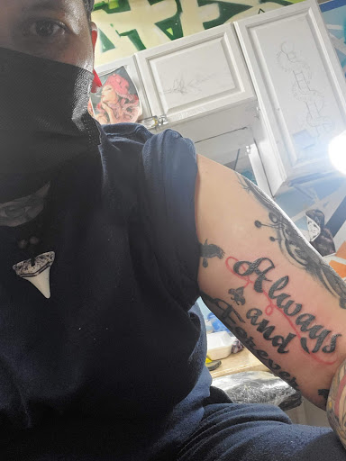 Explore drug dealer tattoo ideas, creative tattoo ideas in Philadelphia, available at Ill Skillz Tattoo Shop