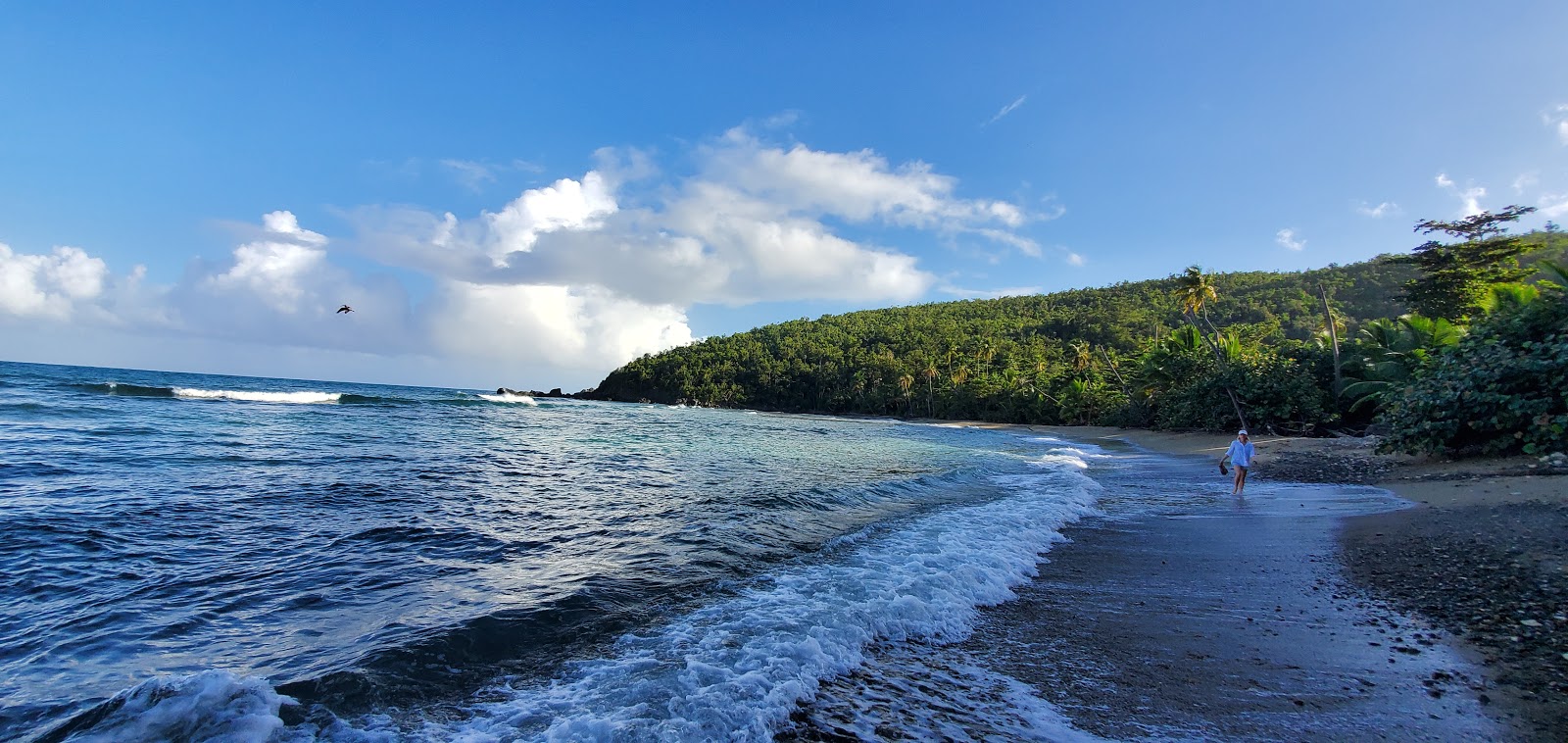 Foto di Hendrik Bay beach con una superficie del sabbia beige e rocce