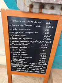 Menu / carte de Le Vivier à Quiberon