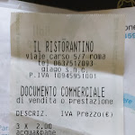 Photo n°1 de l'avis de Max.a fait le 16/07/2023 à 07:53 sur le  il Ristorantino à Rome