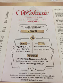 WokAsie à Boussy-Saint-Antoine carte