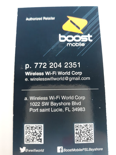 Telecommunications Service Provider «Boost Mobile Store by Wireless Wi-FI World», reviews and photos, 1022 SW Bayshore Blvd, Port St Lucie, FL 34983, USA