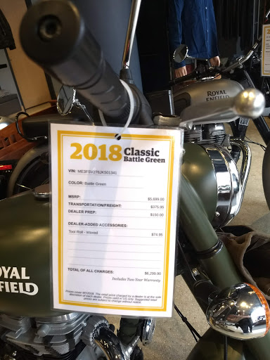 Motorcycle Parts Store «Royal Enfield of Milwaukee», reviews and photos, 226 N Water St, Milwaukee, WI 53202, USA