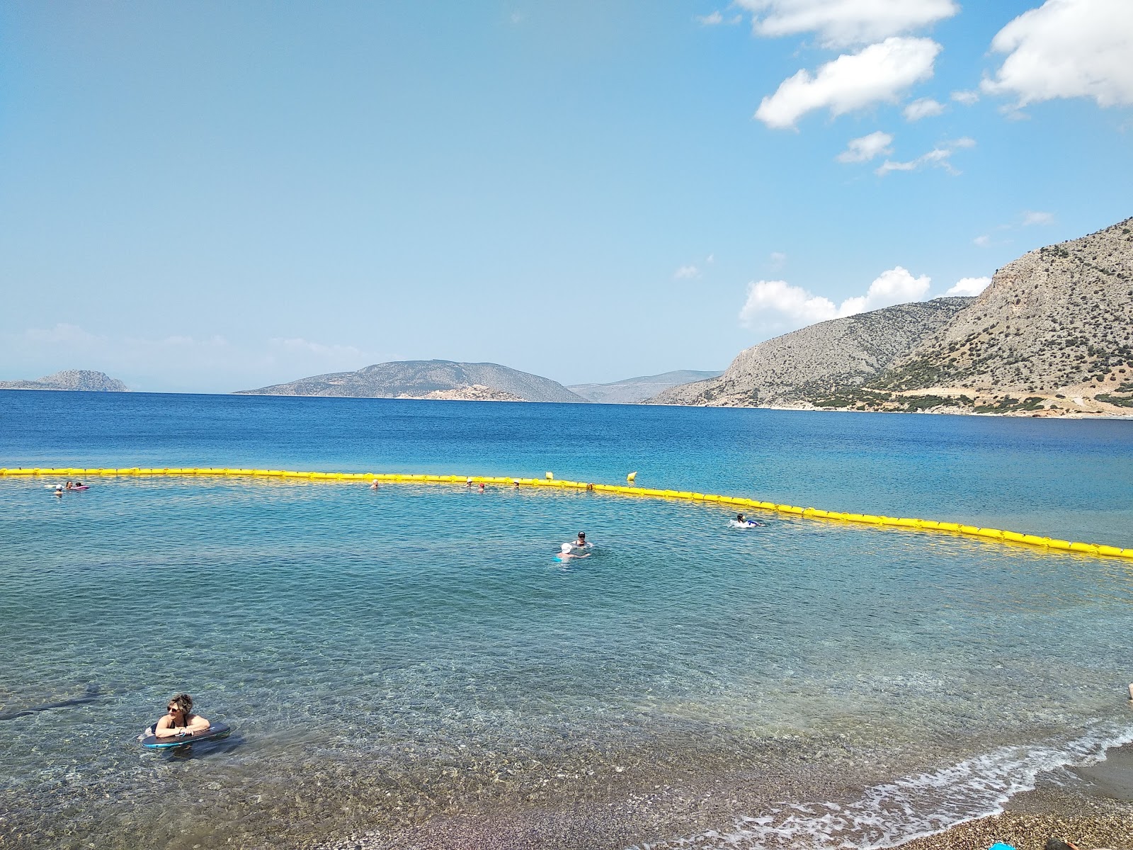 Photo of Ag. Nikolaos beach and the settlement