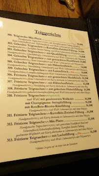 Menu du Teigtasche à Hamburg