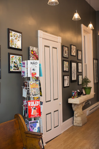 Explore santa muerte tattoo ideas, creative tattoo ideas in Covington, available at Illuminaut Tattoo