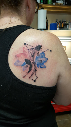 Explore watermelon tattoo ideas, creative tattoo ideas in Foley, available at Black Sheep Custom Tattoos and Piercings