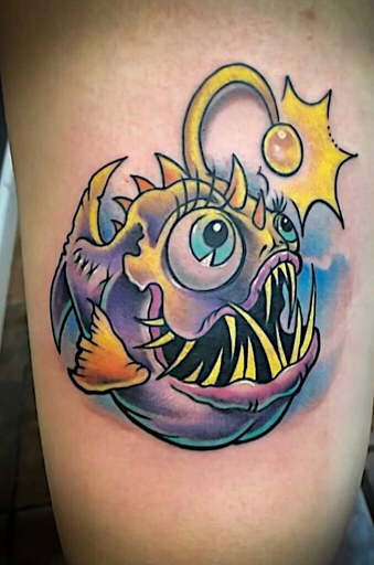 Explore gunslinger tattoo ideas, creative tattoo ideas in San Antonio, available at Firme Copias Tattoo Studio