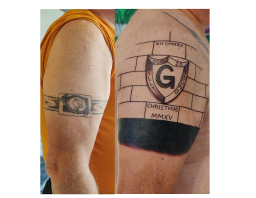 Explore shaka tattoo ideas, creative tattoo ideas in Hebron, available at Explosive Ink Tattoo