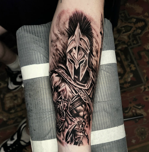 Explore ankle tattoo ideas for men, creative tattoo ideas in Augusta, available at Mr. Tattoo