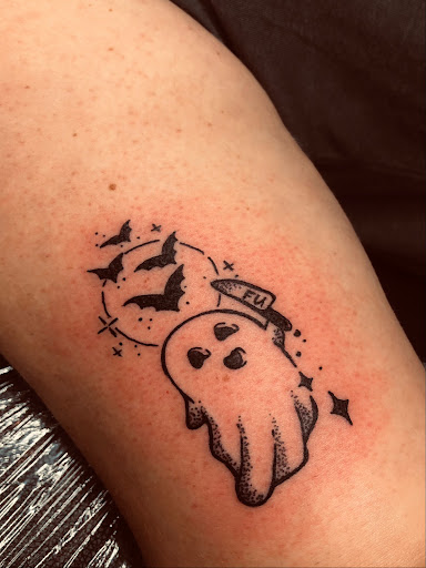 Explore bone tattoo ideas, creative tattoo ideas in North Tonawanda, available at Dark Side Ink Tattoo Studio