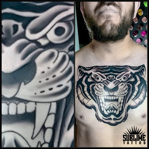 Explore father time tattoo ideas, creative tattoo ideas in Parker, available at Sublime Colorado Body Mod And Tattoo