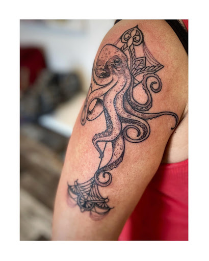Explore baby boy tattoo ideas, creative tattoo ideas in Moline, available at ARTIST AIMEE TATTOOS - AF Tattoo Studio