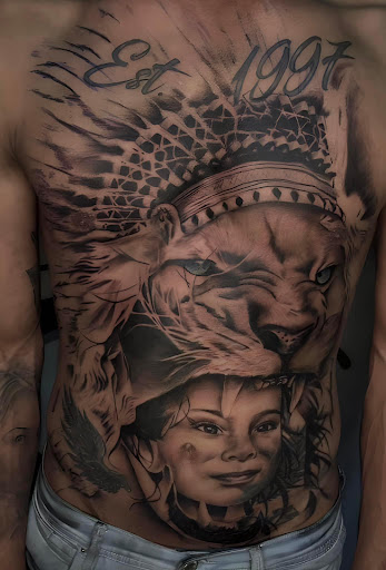 Explore 3 sisters tattoo ideas, creative tattoo ideas in Denver, available at Viva La Raza Tattoo Club