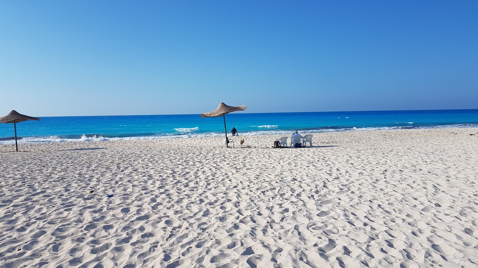Foto di El Montazah Beach area servizi