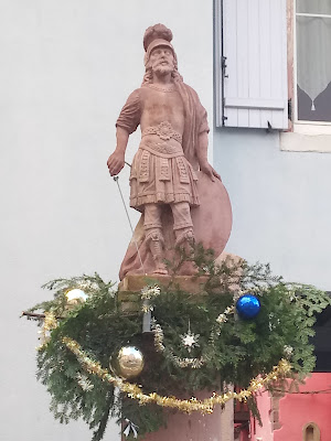 Statue de Saint-Maurice à Soultz-Haut-Rhin