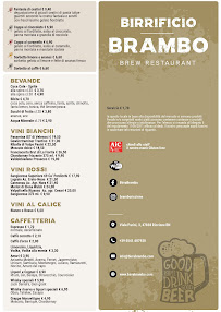Menu du Ristorante Birreria Brambo à Riccione