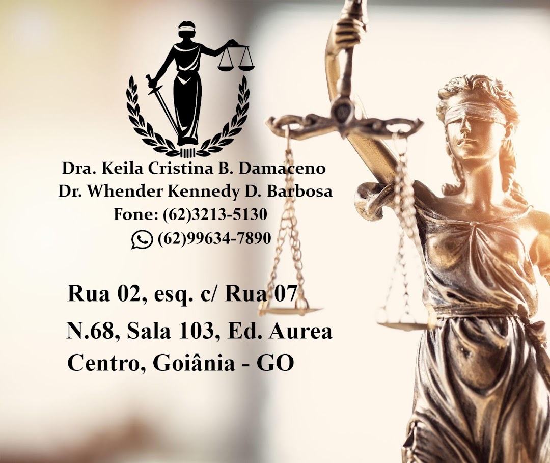 Advocacia - Dra. Keila C B Damaceno e Dr. Whender K D Barbosa