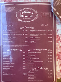 Klickermill Restaurant à Villmar menu