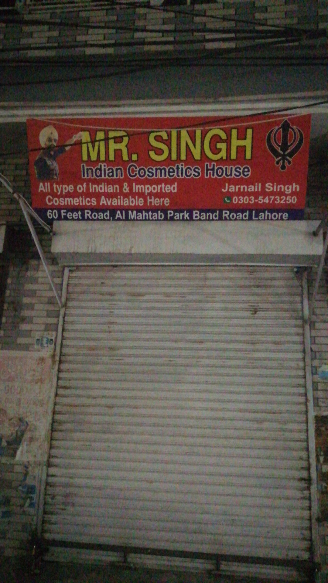 Mr Sing indian cosmetic house