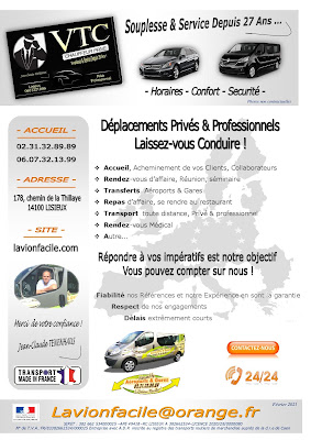 Navette Aéroport et Gare (Lisieux) - L'Avion Facile à Lisieux