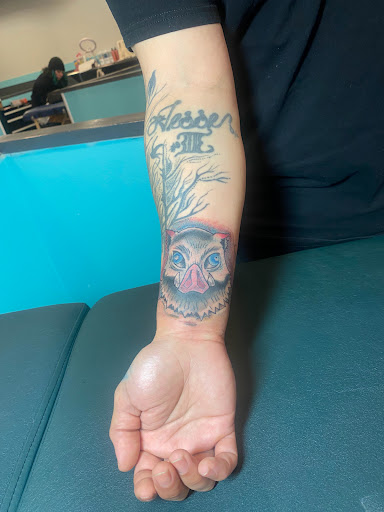 Explore kneecap tattoo ideas, creative tattoo ideas in San Jose, available at Legacy Tattoo