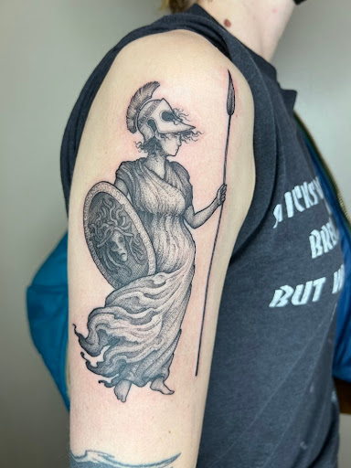 Explore tattoo ideas for musicians, creative tattoo ideas in Brooklyn, available at Queen of Crowns Tattoo