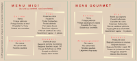 Au Bon Accueil à Massy menu