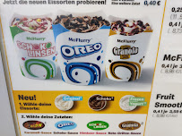 Menu du McDonald's à Rostock