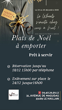 Restaurant Wheels'n'Curl à Le Haillan (la carte)