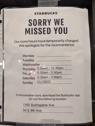 Coffee Shop «Starbucks», reviews and photos, 842 N Delaware St, San Mateo, CA 94401, USA