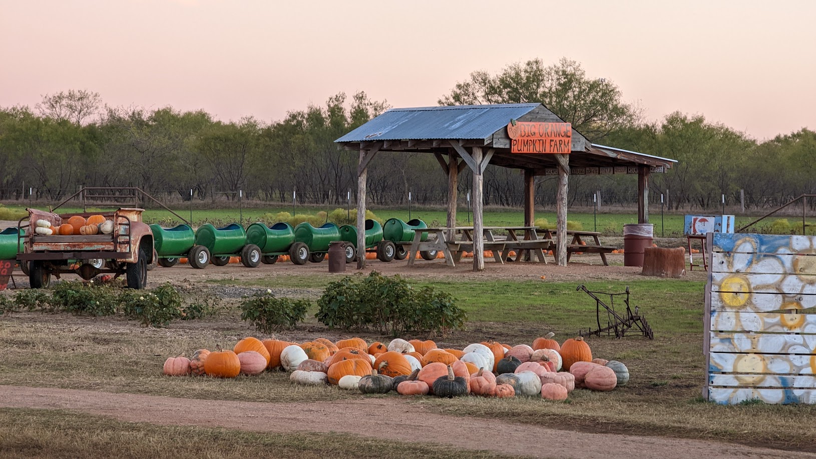 The Big Orange Pumpkin Farm