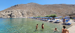 Foto von Saint Nicholas Beach mit eine gerade küstenlinie