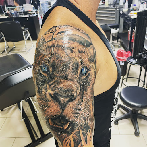 Explore as above so below tattoo ideas, creative tattoo ideas in Sarasota, available at SEVEN SINS Tattoo Studio