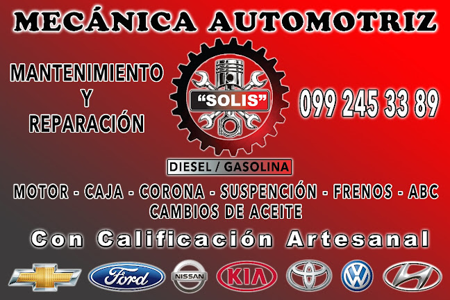 Opiniones de mecánica automotriz SOLIS en Ambato - Taller de reparación de automóviles