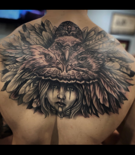 Explore good chest tattoo ideas, creative tattoo ideas in Yorktown Heights, available at Hudson Tattoo Cellar