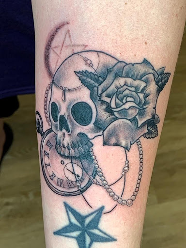 Explore labyrinth tattoo ideas, creative tattoo ideas in Houghton Lake, available at Screaming Eagle Tattoo