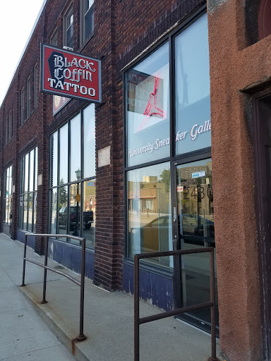 Explore grandparent tattoo tribute ideas, creative tattoo ideas in Saint Paul, available at Black Coffin Tattoo