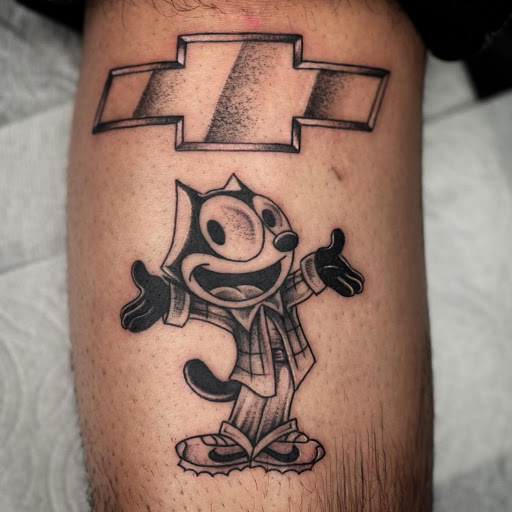 Explore carpenter tattoo ideas, creative tattoo ideas in Santa Rosa, available at Anchor Rose Tattoo