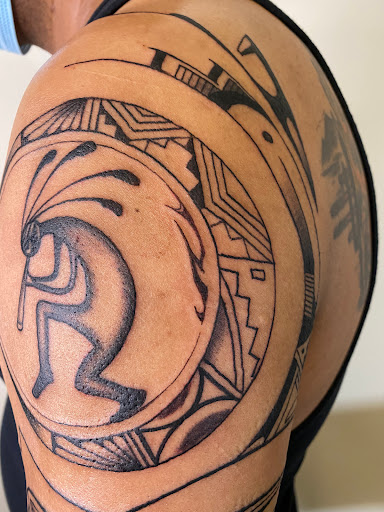 Explore sun moon star tattoo ideas, creative tattoo ideas in Portland, available at Tattoo 34