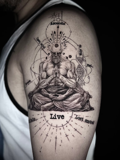Explore moms name tattoo ideas for men, creative tattoo ideas in Norcross, available at Brotherhood Tattoo