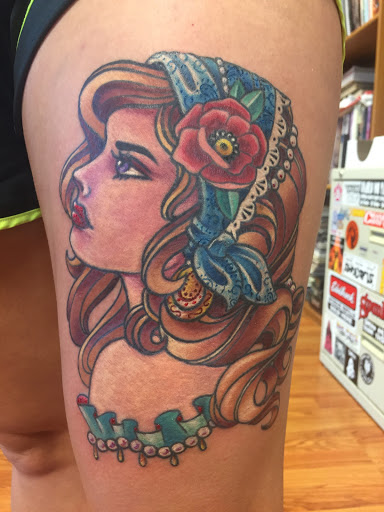 Find boyfriend name tattoo under breast ideas for your next unique tattoo in High Ridge at Diablo Ink Tattoos