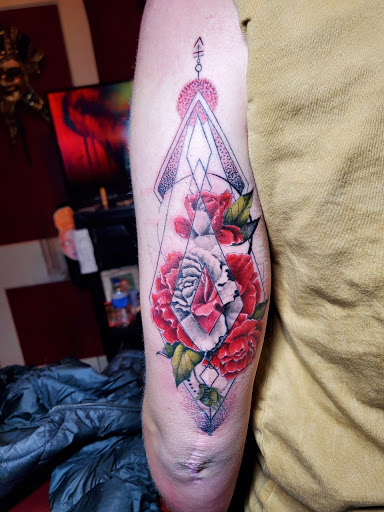 Explore sick tattoo ideas for men, creative tattoo ideas in Woodward, available at Paper Street Tattoo Company