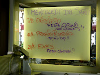 Menu du Glass à Udine