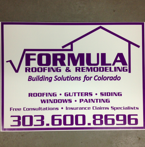 Roofing Contractor «Formula Roofing», reviews and photos, 4560 Columbine St, Denver, CO 80216, USA