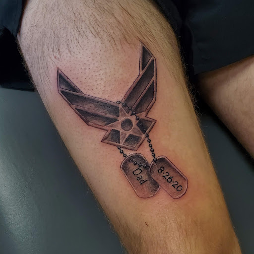 Explore viking head tattoo ideas, creative tattoo ideas in Whitehall, available at Legion Tattoo Gallery